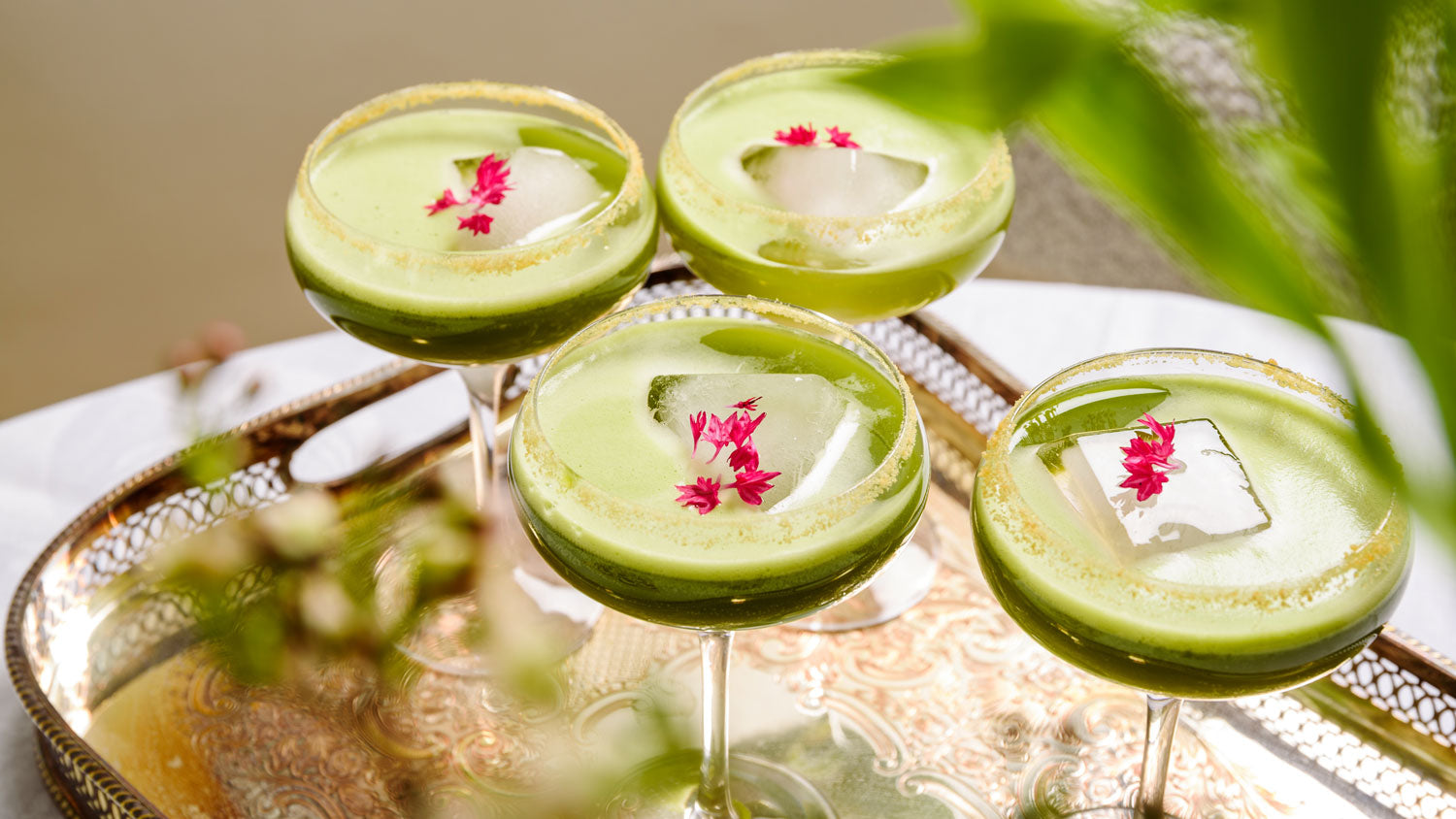 Apple Matcha Tonic