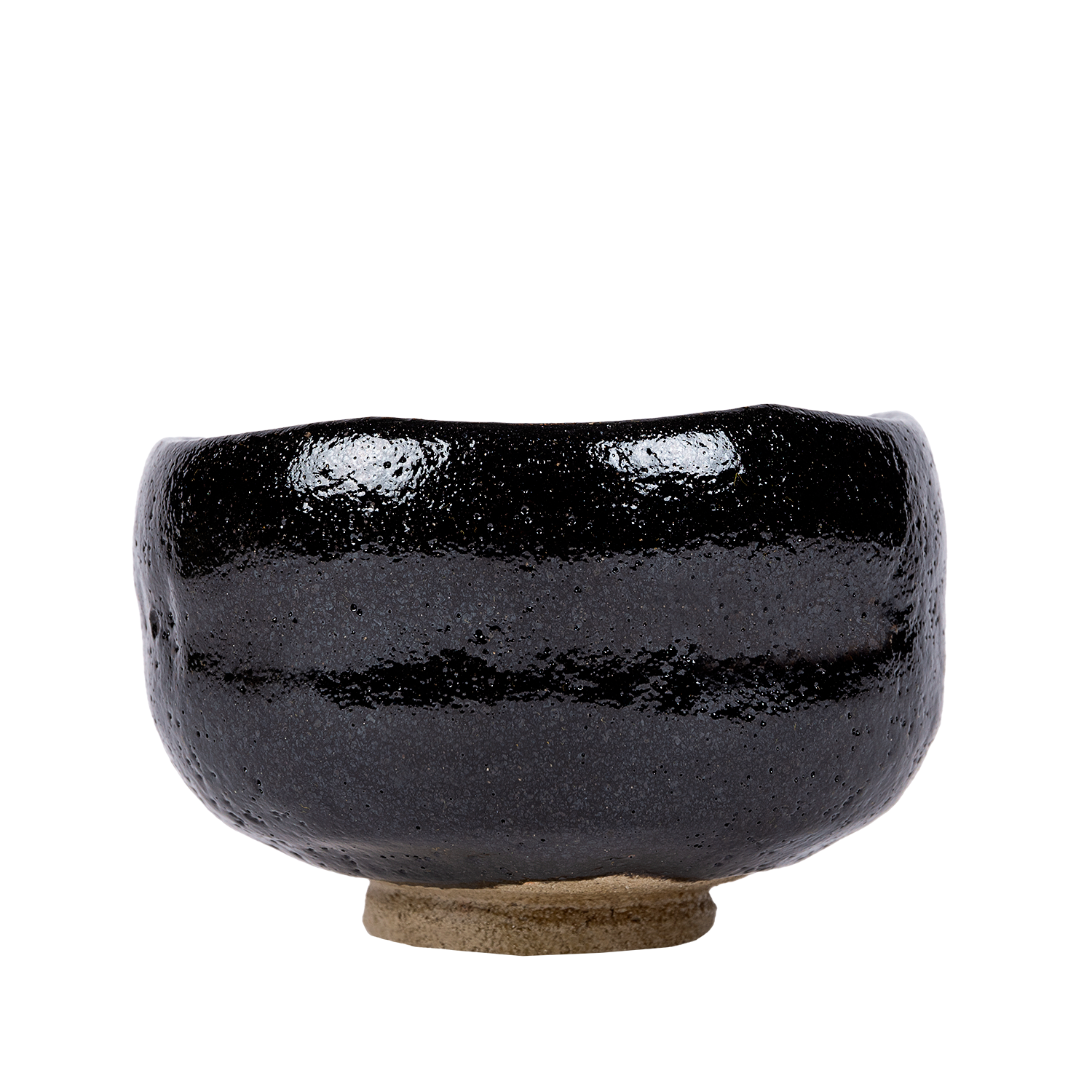 Raku Matchaskål – Svart