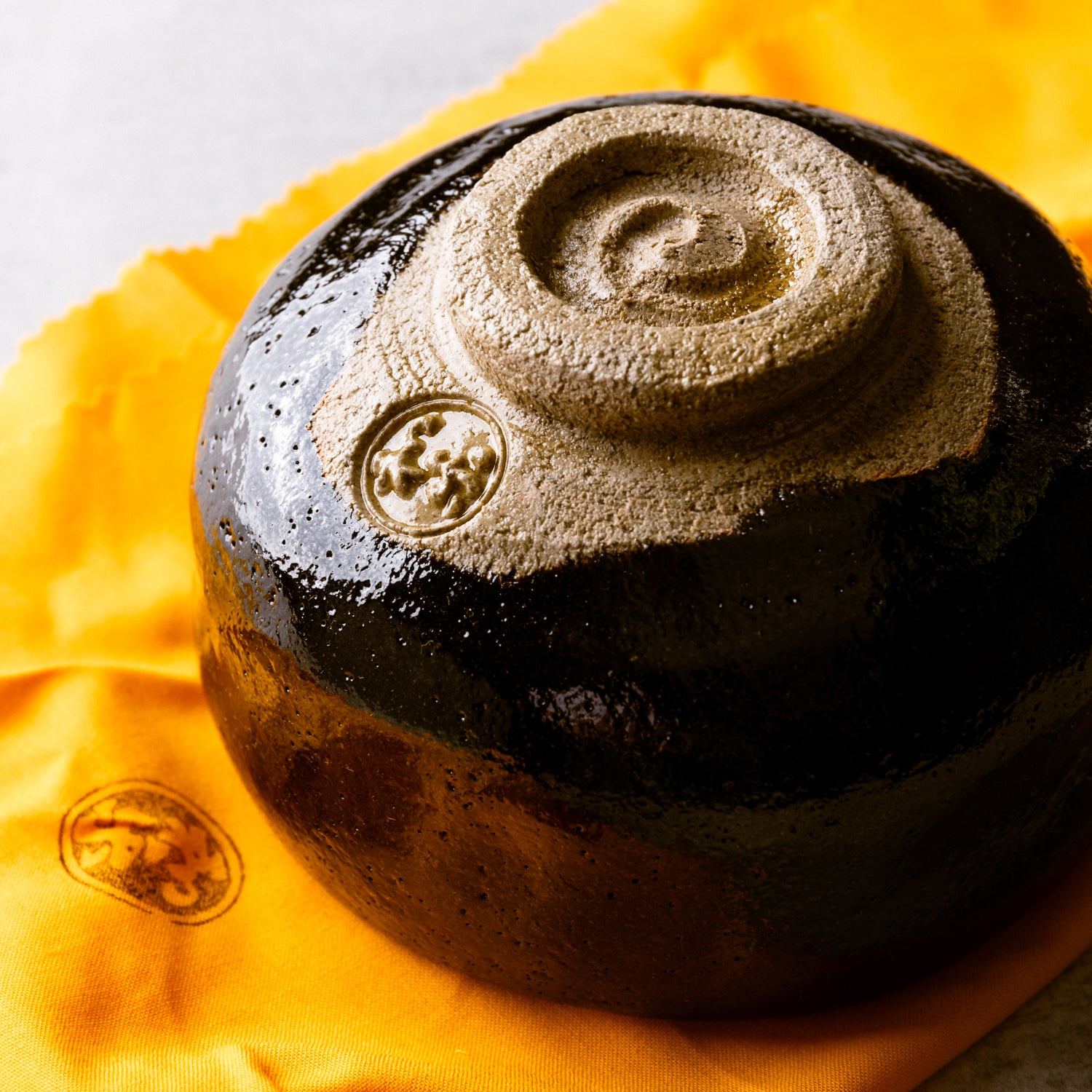 Raku Matcha Bowl – Black