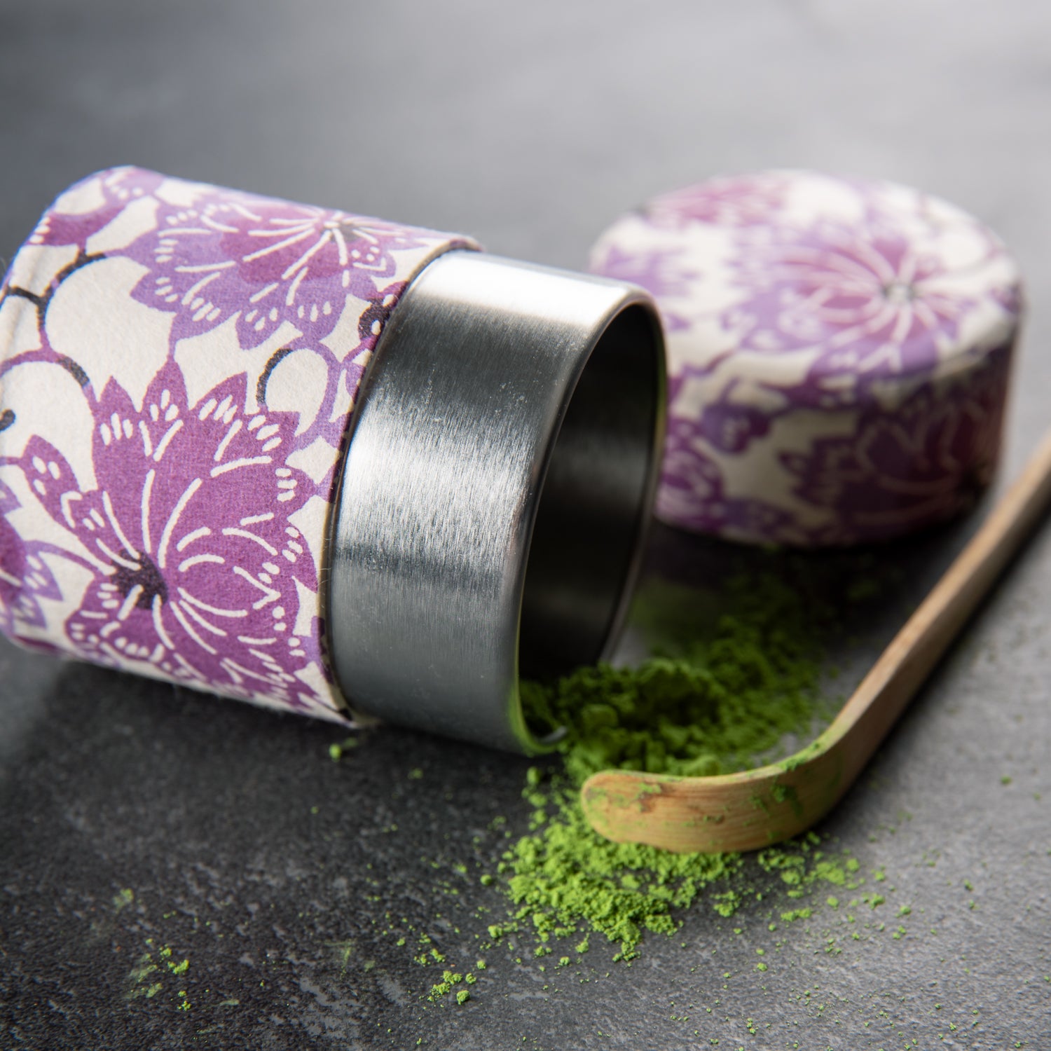 Matcha Teburk – Mönstrad Lila