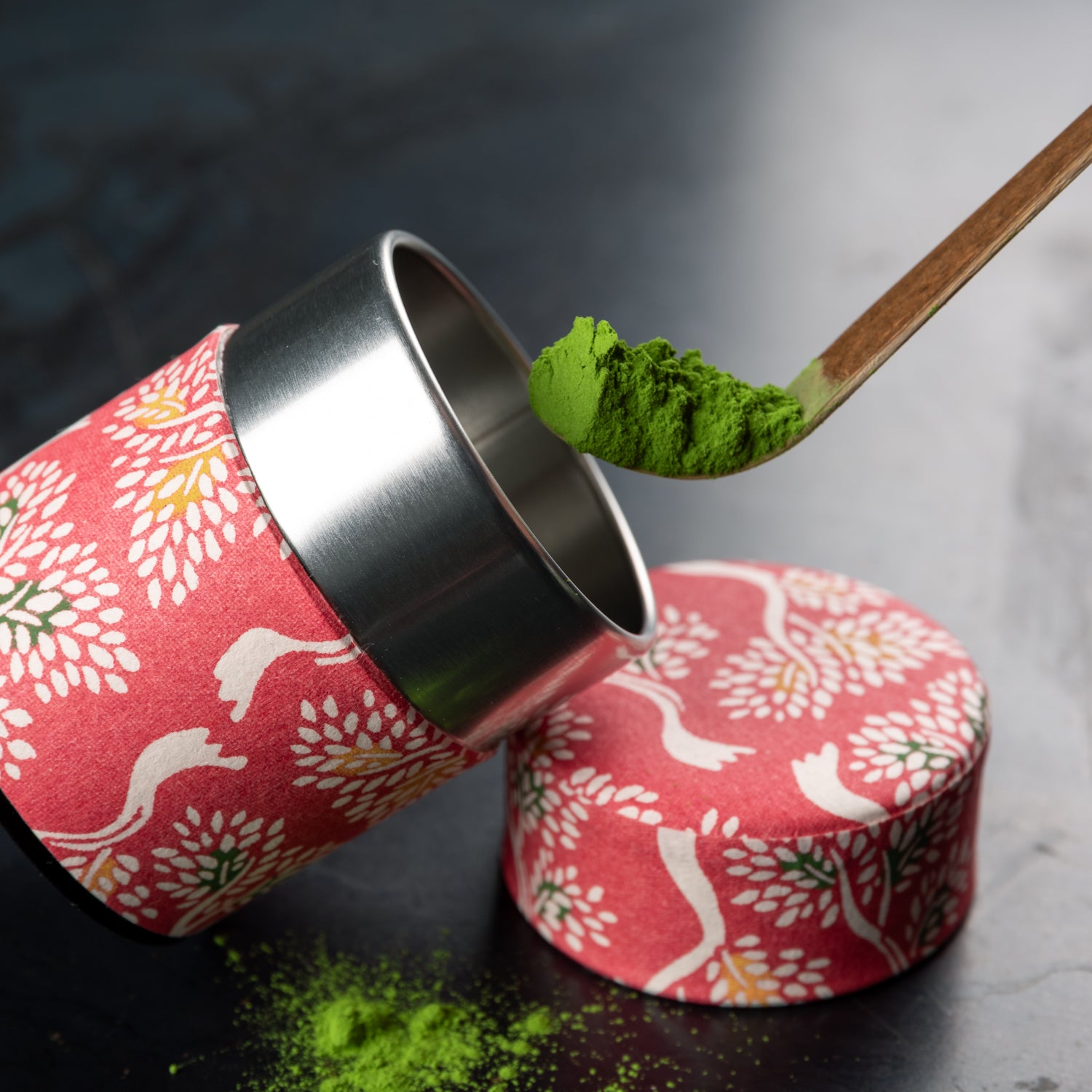 Matcha Teburk – Mönstrad Röd