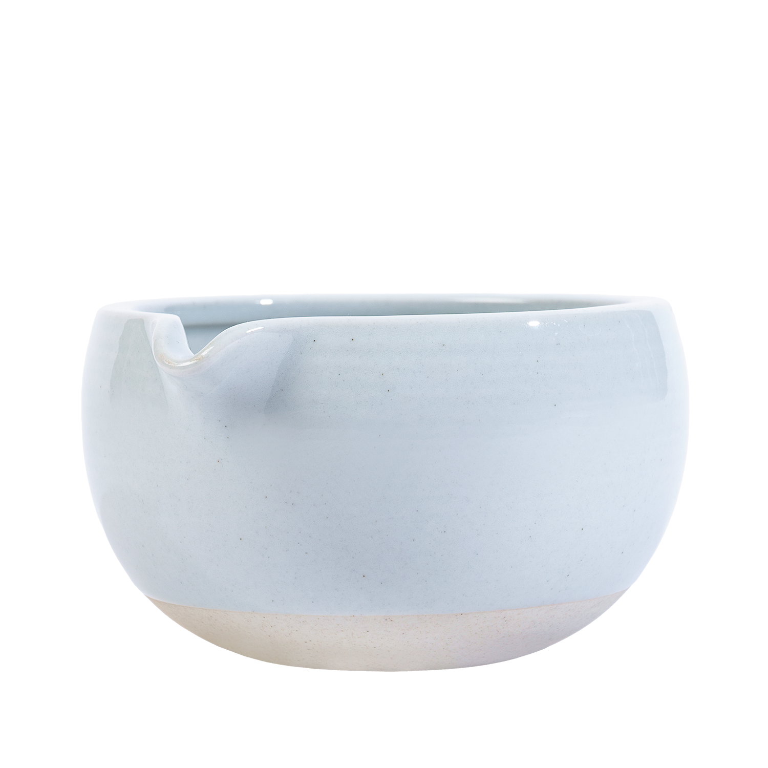 Matchaskål med Pip – Katakuchi Blank Vit