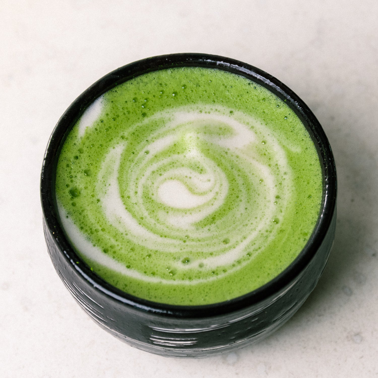 Matchaskål – Svart & Vit