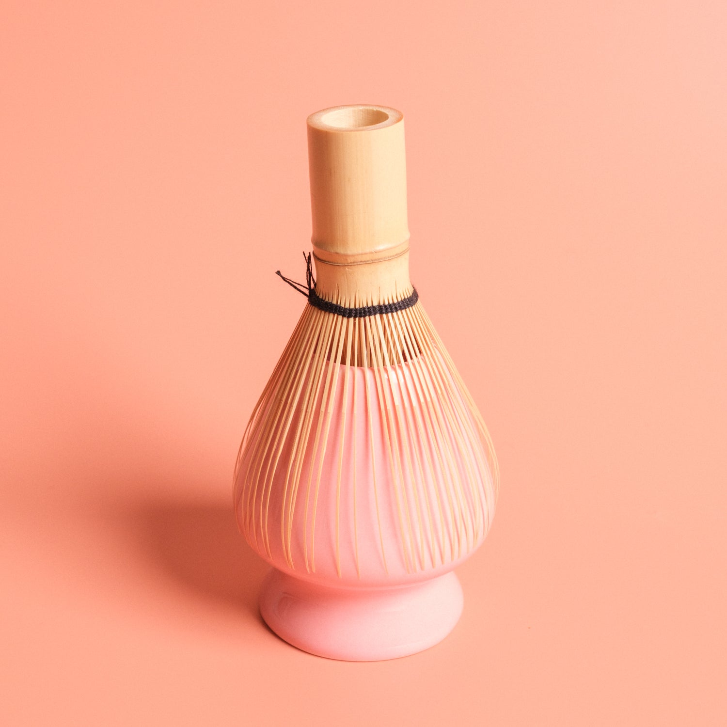 Matchavispställ – Rosa porslin