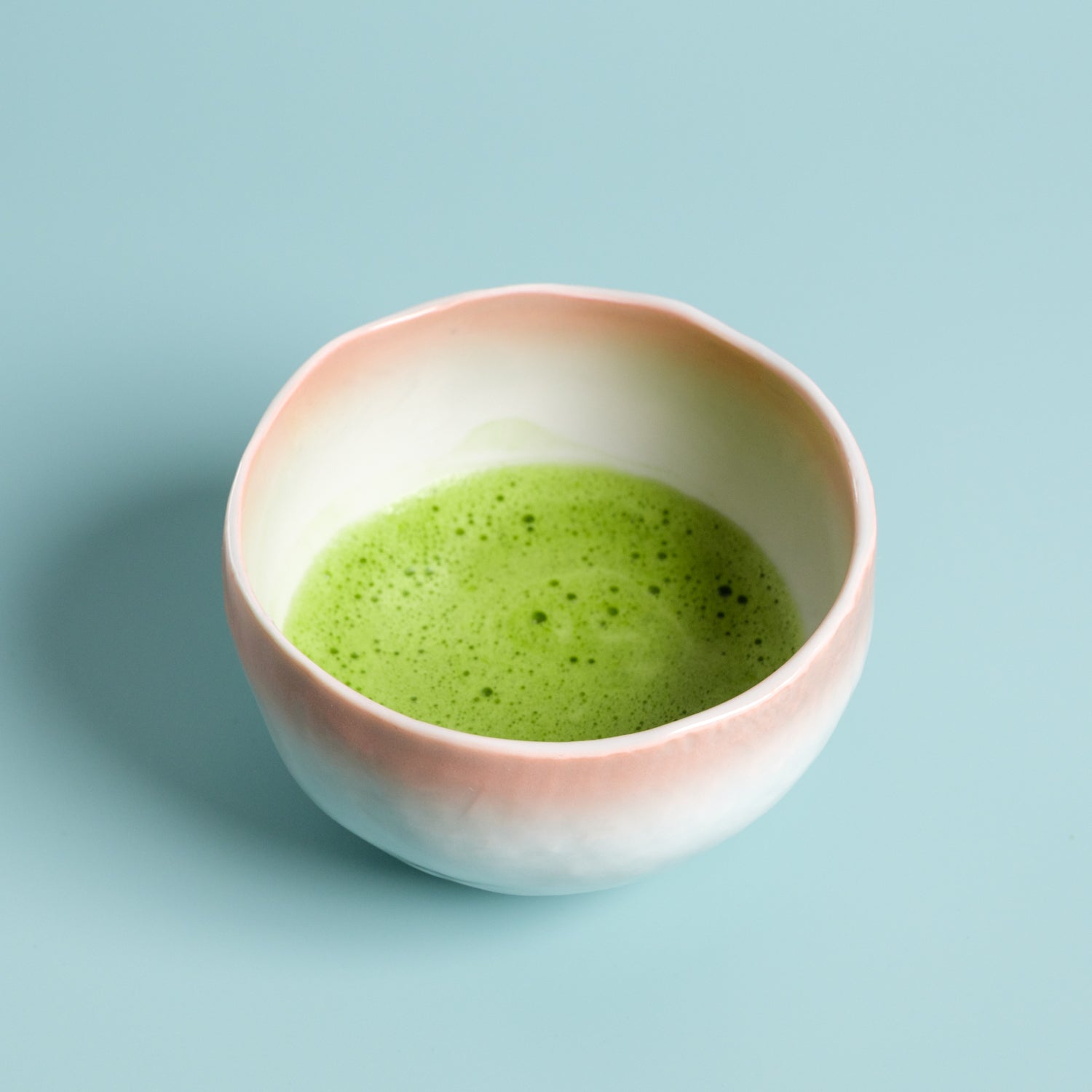 Matcha Bowl – Light Blue/Pink