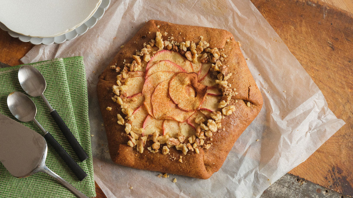 Glutenfri Äppeltarte