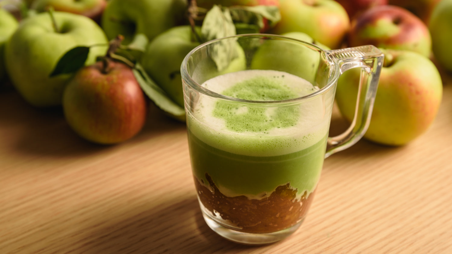 Apple Pie Matcha Latte