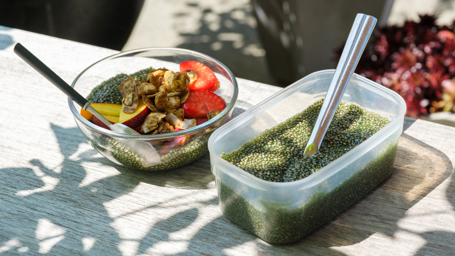 Chiapudding på Matcha Iste