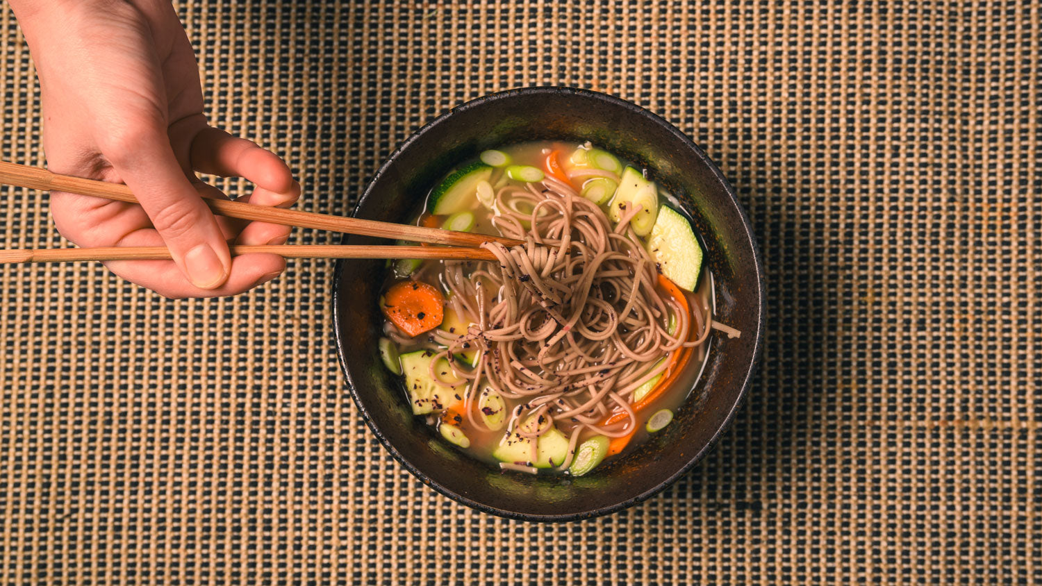 Ramen med dashi & ponzu