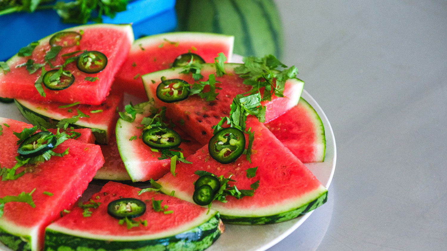 Vattenmelon med hot yuzu