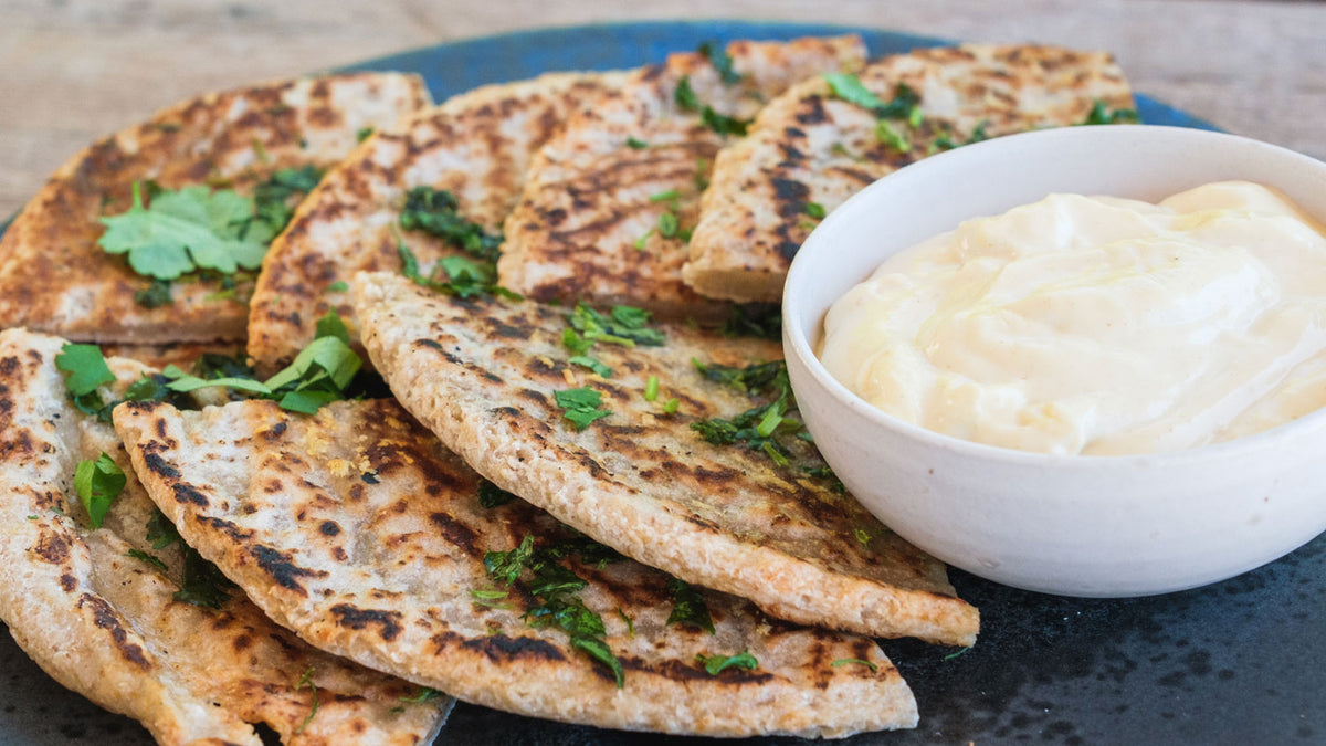 Glutenfria vitlöksbröd – Renée Voltaire