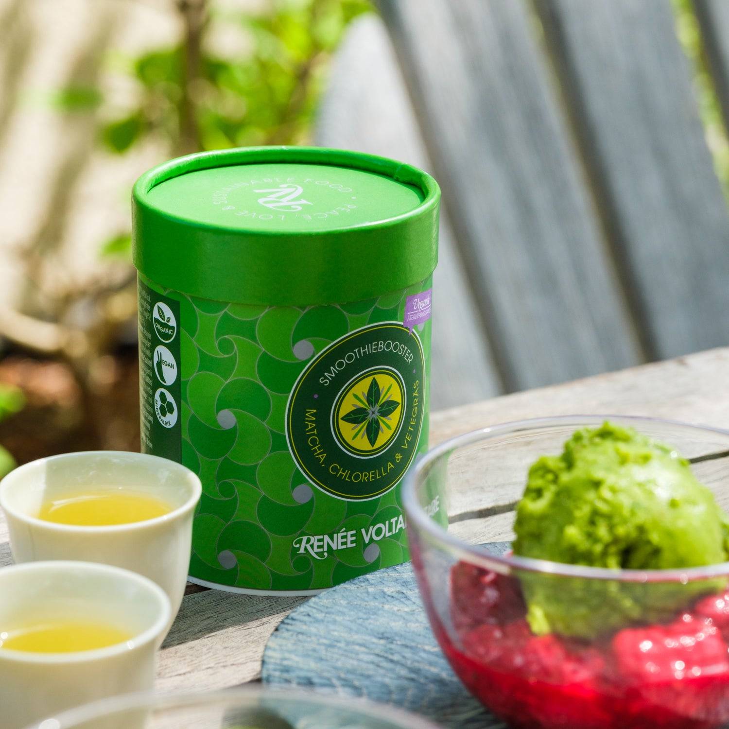 Smoothiebooster – Matcha, Chlorella & Vetegräs