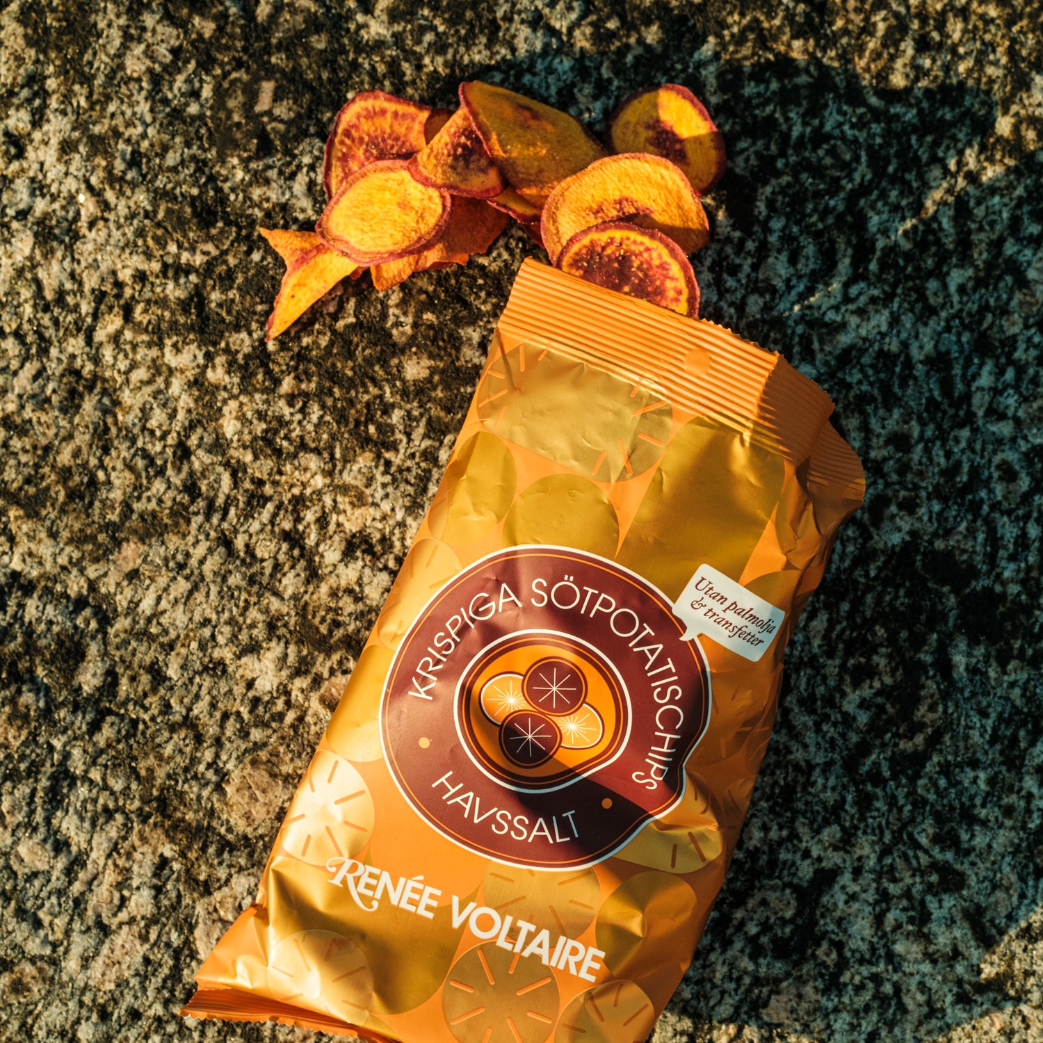 Krispiga Sötpotatischips