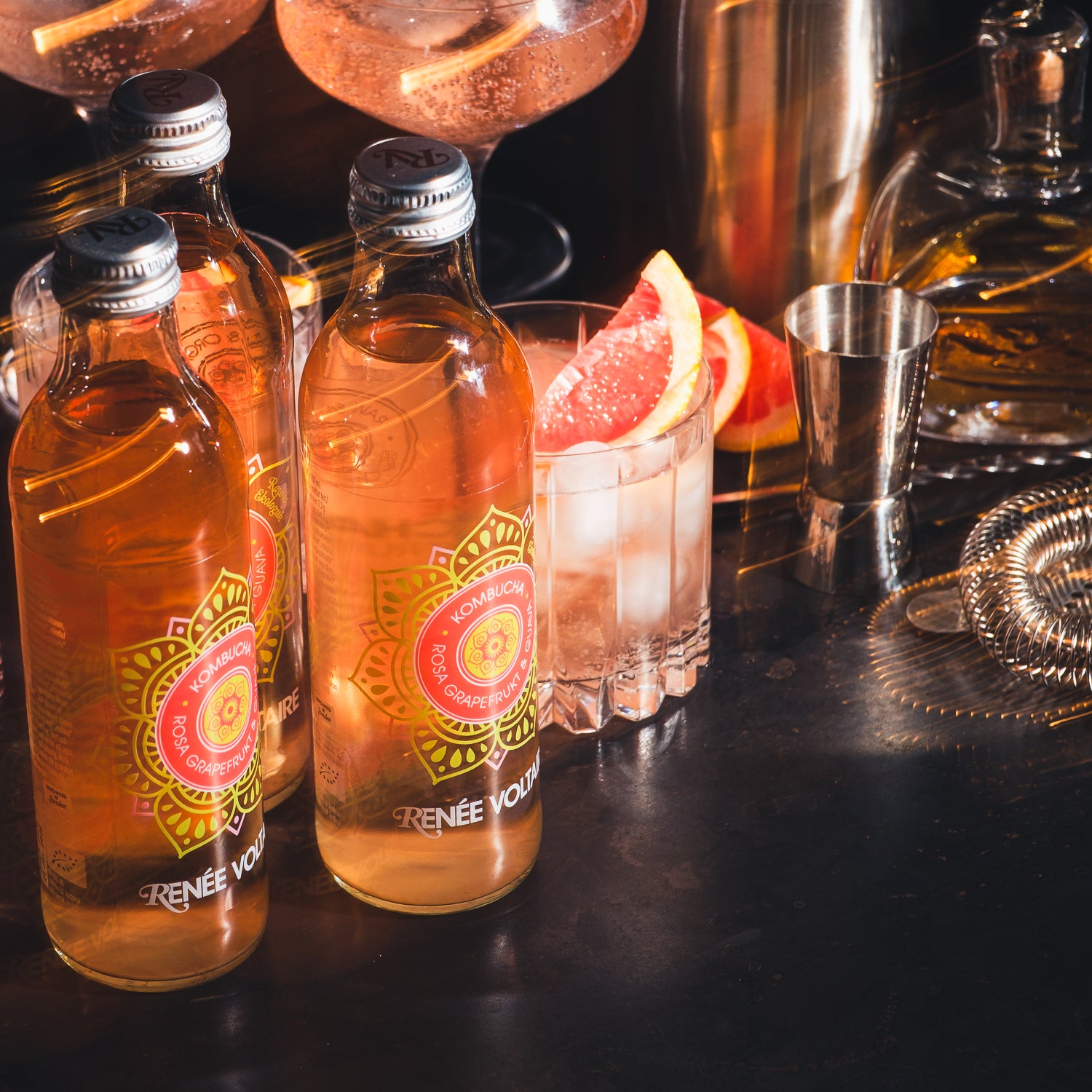 Kombucha – Rosa Grapefrukt & Guava